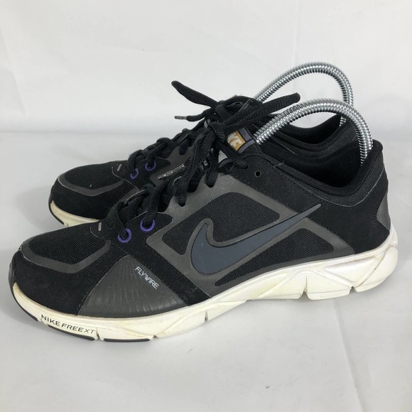 Nike Sneakers Training Quick Fit Womens Size 9 Flywire Athletic Black Gray Shoes - Picture 1 of 13